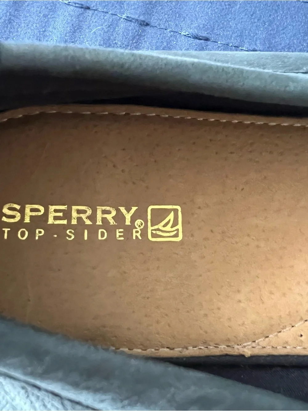 Sperry blue leather women’s boat shoes size 11M